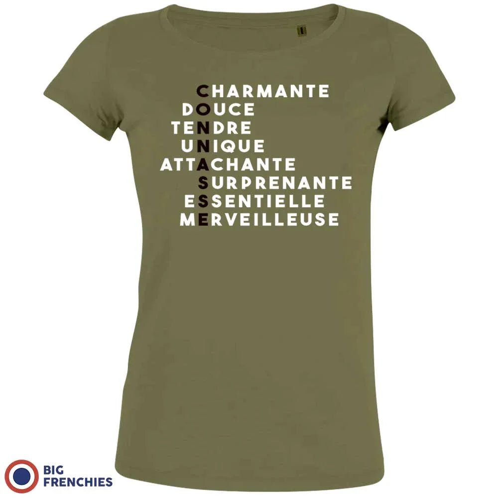 Charmante, Douce, Tendre Women's Organic Cotton Tee - Create Marketplace