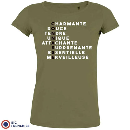Charmante, Douce, Tendre Women's Organic Cotton Tee - Create Marketplace