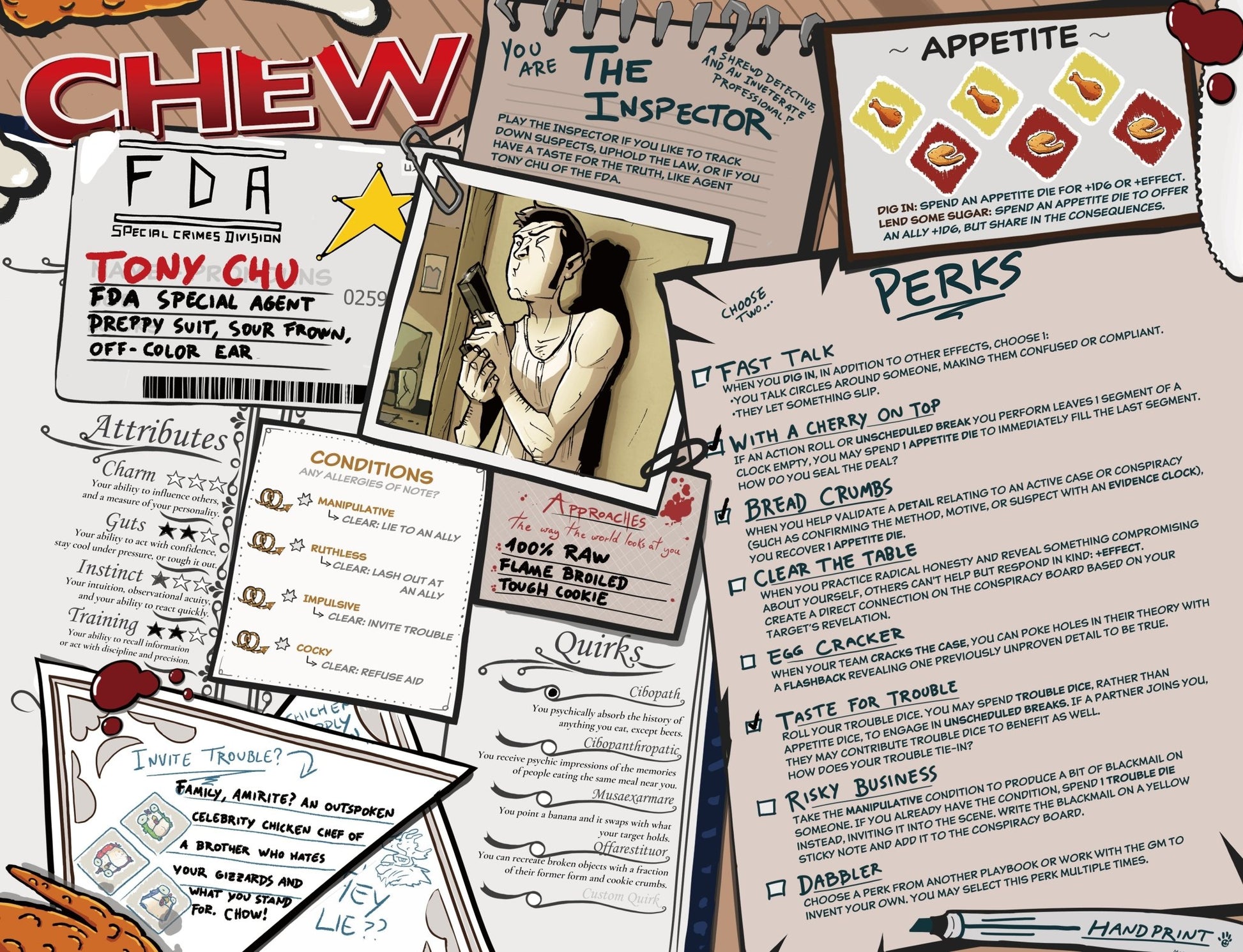CHEW: Character Menus (RPG Supplement) - Create Marketplace