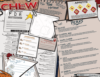 CHEW: Character Menus (RPG Supplement) - Create Marketplace