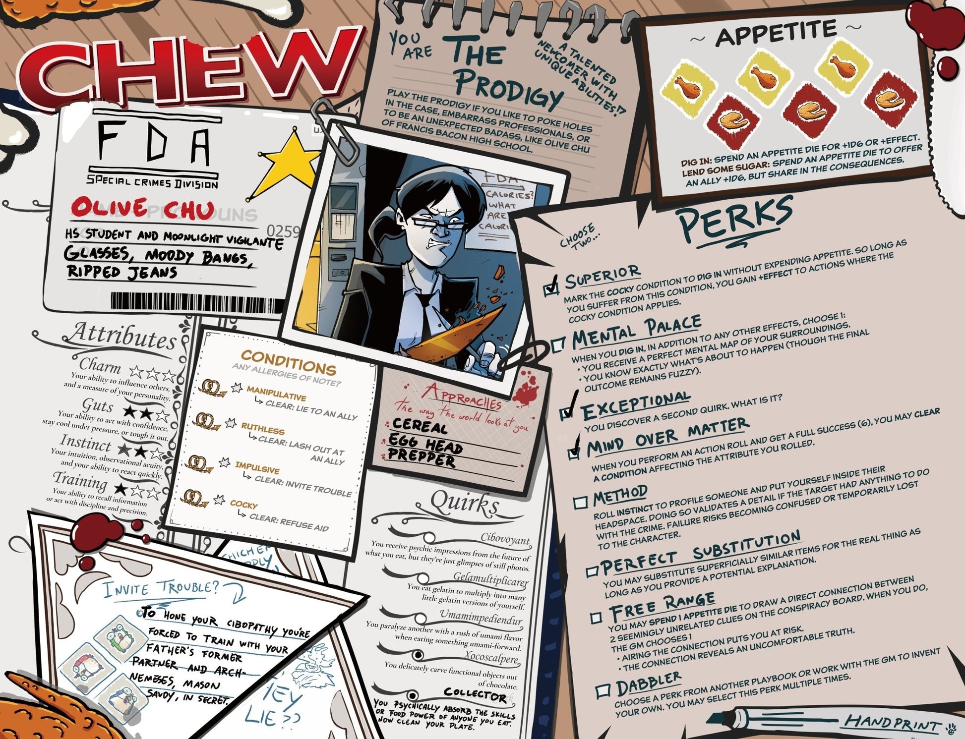CHEW: Character Menus (RPG Supplement) - Create Marketplace