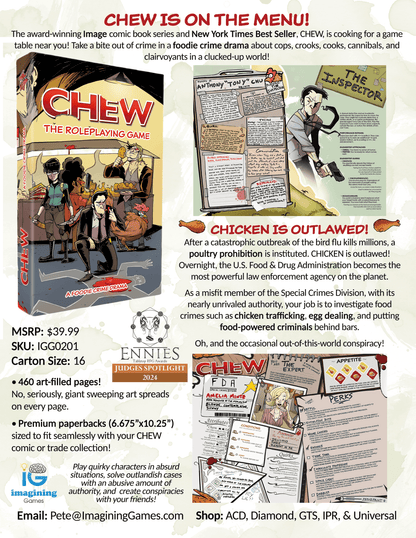 CHEW: The Roleplaying Game (RPG Book + PDF) - Create Marketplace