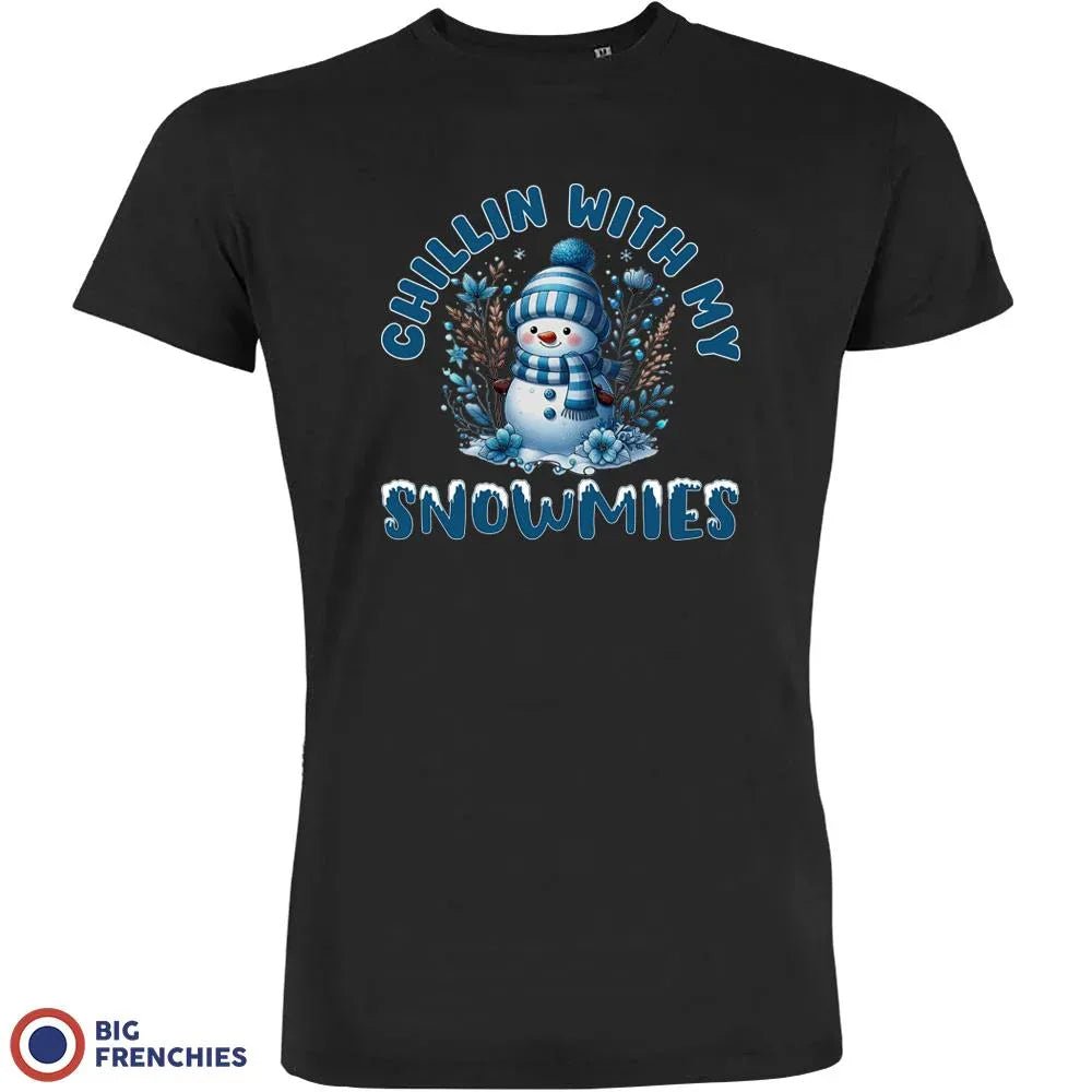 Chilling With My Snowmies Christmas Men's Organic Cotton Tee - Create Marketplace