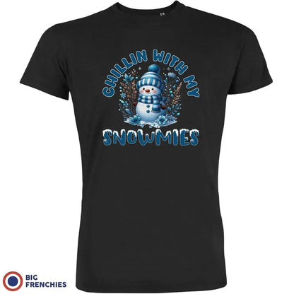 Chilling With My Snowmies Christmas Men's Organic Cotton Tee - Create Marketplace
