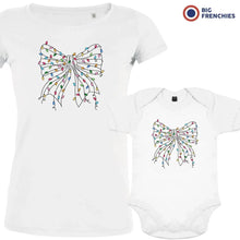 Christmas Bow Mom and Child Organic Cotton family Set (Set of 2) - Create Marketplace