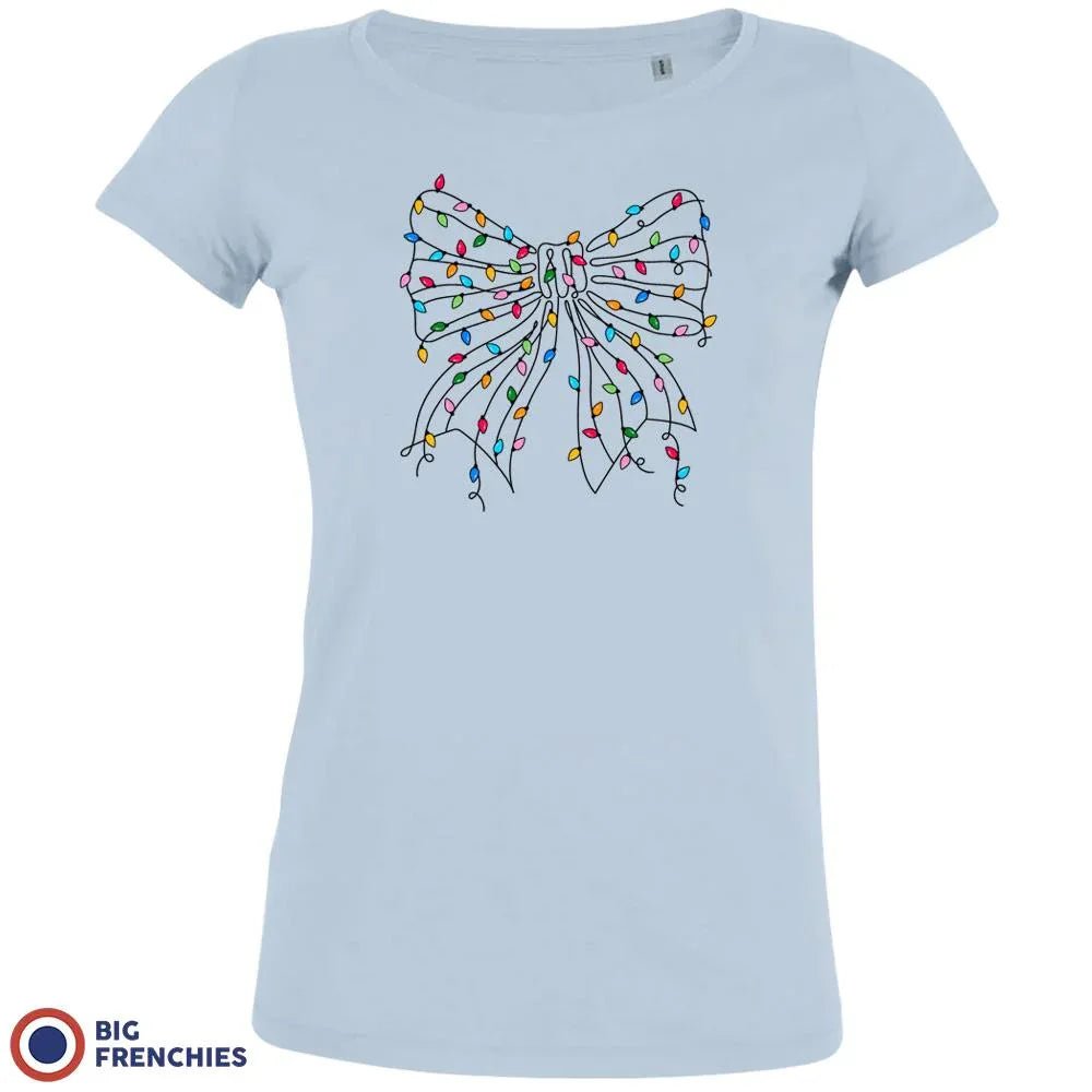 Christmas Bow Women's Organic Cotton Tee - Create Marketplace