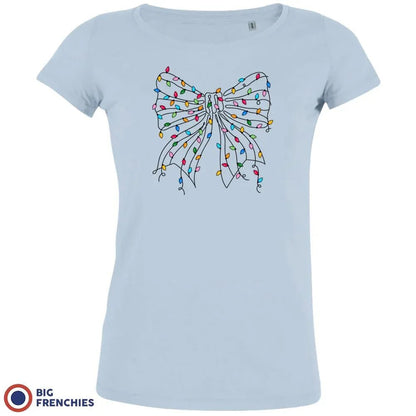 Christmas Bow Women's Organic Cotton Tee - Create Marketplace