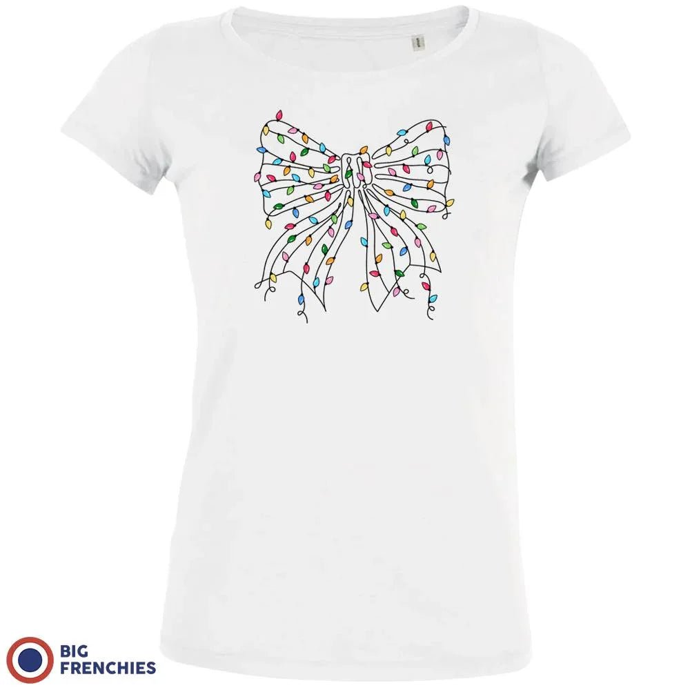 Christmas Bow Women's Organic Cotton Tee - Create Marketplace