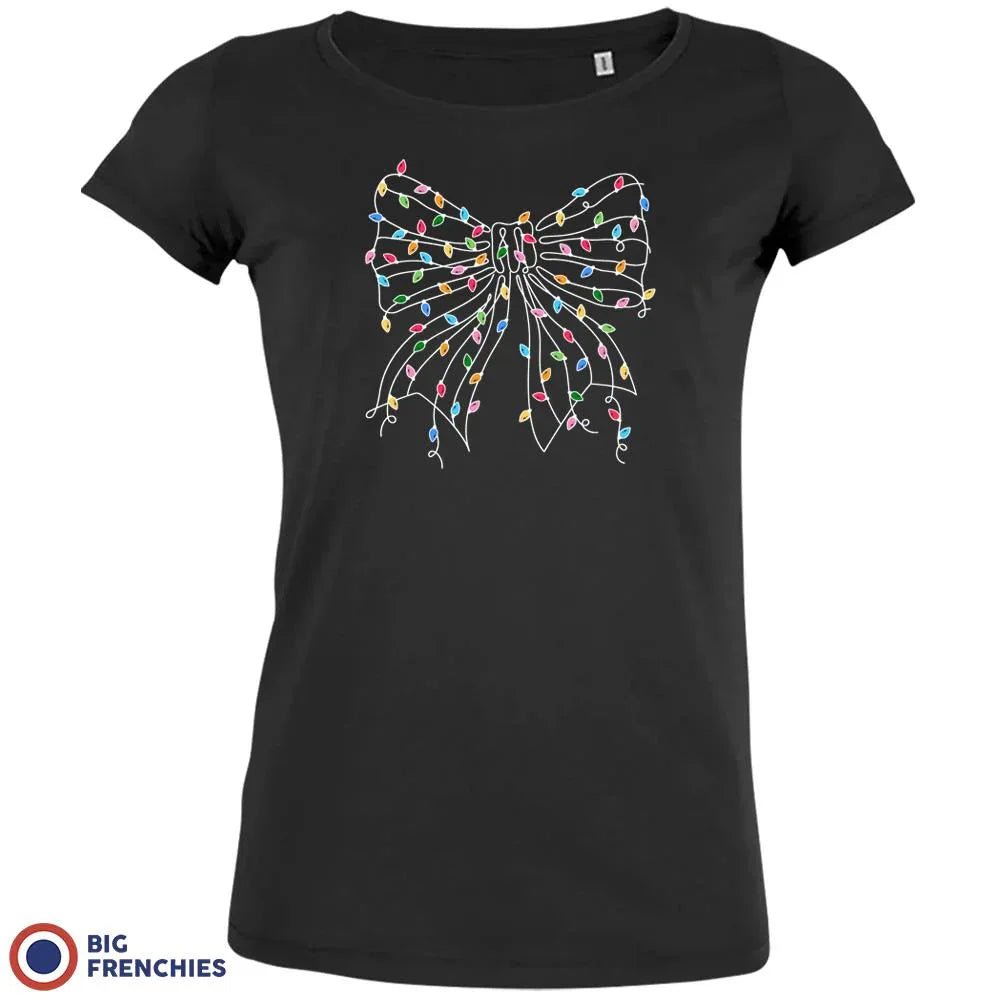 Christmas Bow Women's Organic Cotton Tee - Create Marketplace