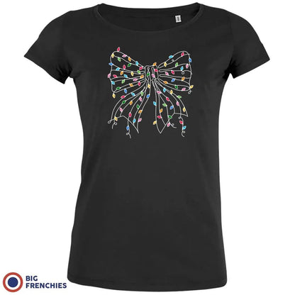 Christmas Bow Women's Organic Cotton Tee - Create Marketplace