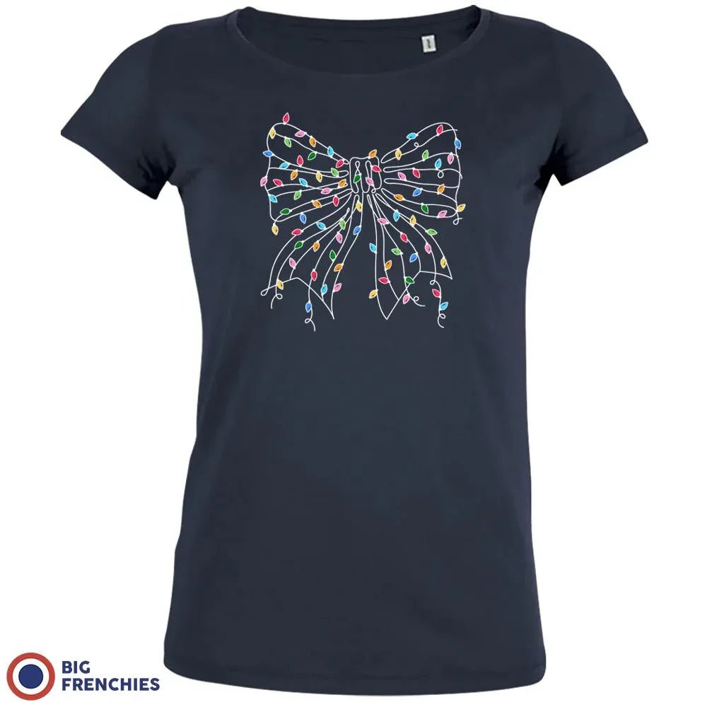 Christmas Bow Women's Organic Cotton Tee - Create Marketplace