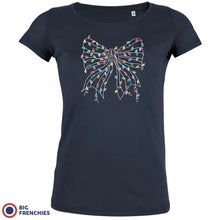 Christmas Bow Women's Organic Cotton Tee - Create Marketplace