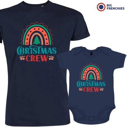 Christmas Crew Dad and Child Organic Cotton family Set (Set of 2) - Create Marketplace