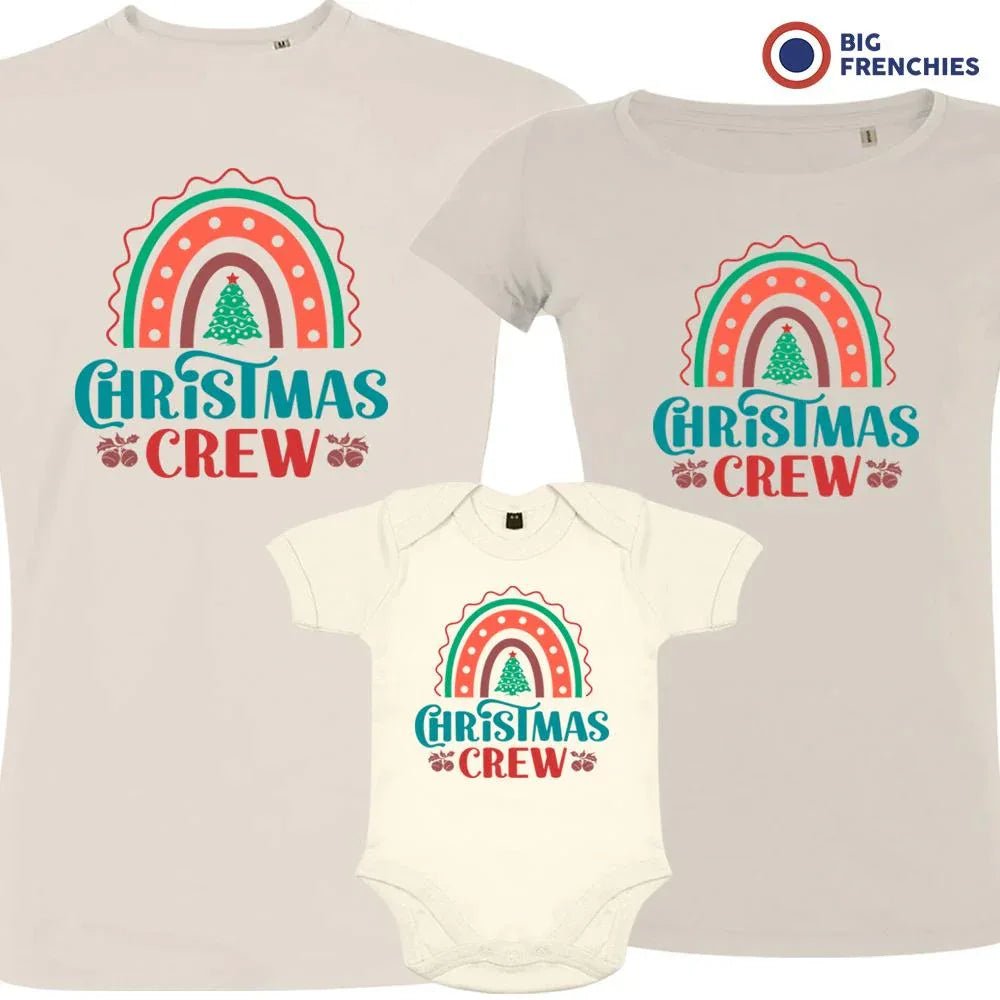 Christmas Crew Matching Family Organic Tees (Set of 3) - Create Marketplace