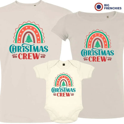 Christmas Crew Matching Family Organic Tees (Set of 3) - Create Marketplace