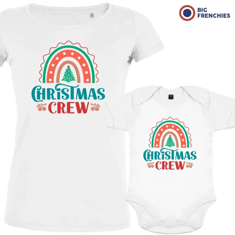 Christmas Crew Mom and Child Organic Cotton family Set (Set of 2) - Create Marketplace