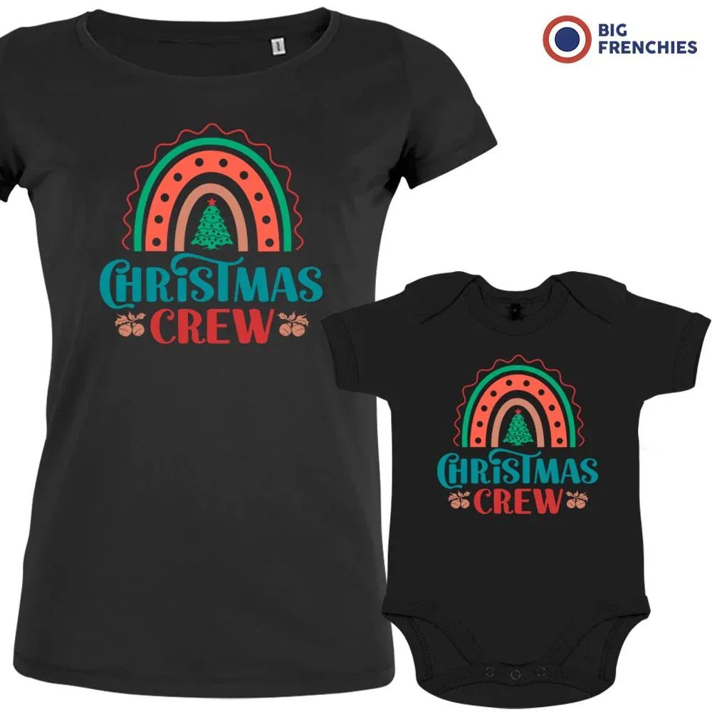 Christmas Crew Mom and Child Organic Cotton family Set (Set of 2) - Create Marketplace