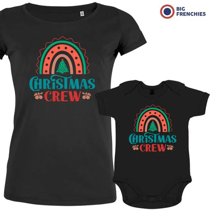Christmas Crew Mom and Child Organic Cotton family Set (Set of 2) - Create Marketplace