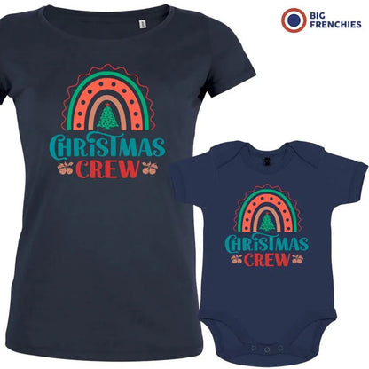 Christmas Crew Mom and Child Organic Cotton family Set (Set of 2) - Create Marketplace