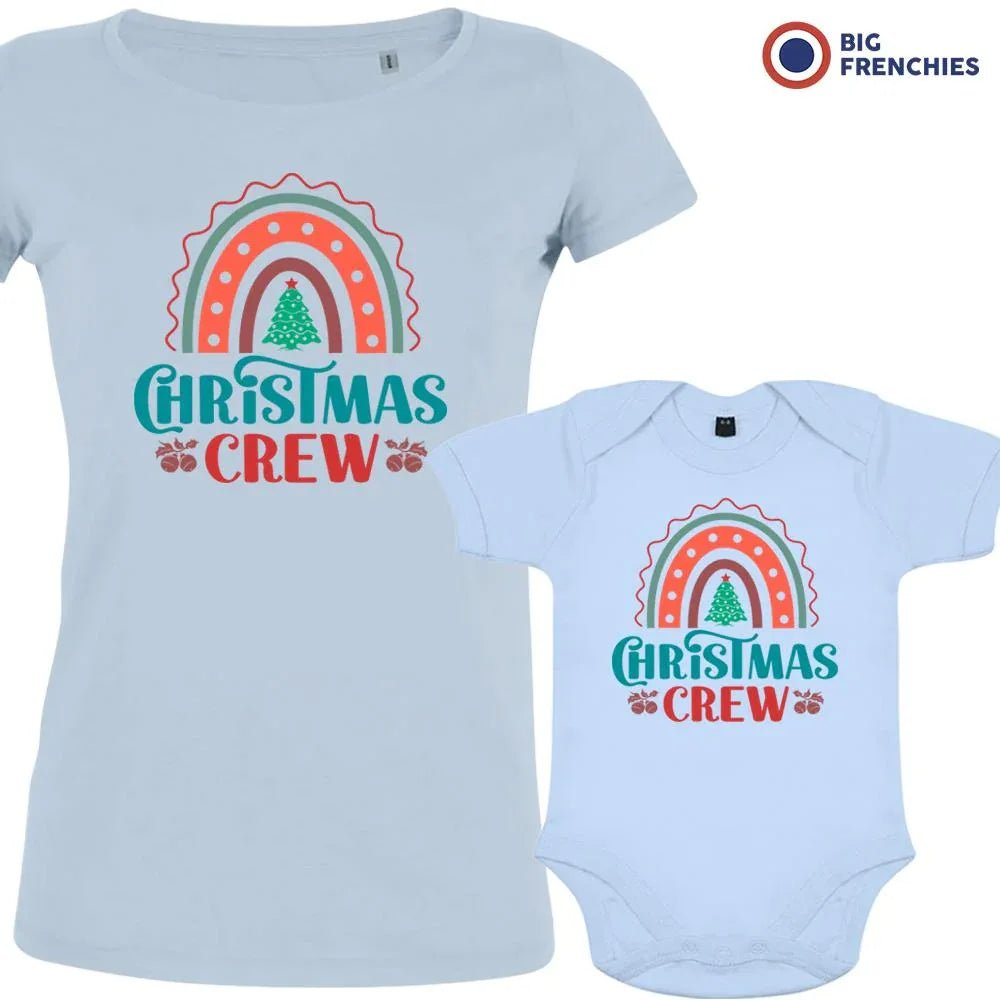 Christmas Crew Mom and Child Organic Cotton family Set (Set of 2) - Create Marketplace