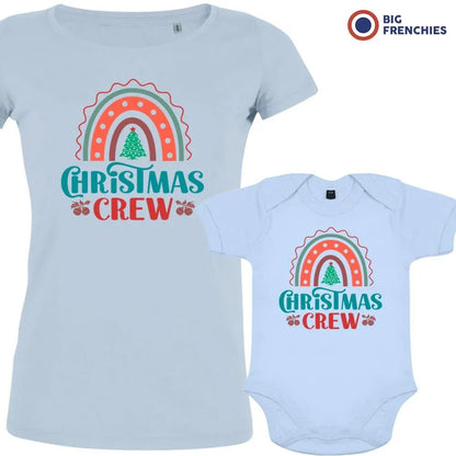 Christmas Crew Mom and Child Organic Cotton family Set (Set of 2) - Create Marketplace