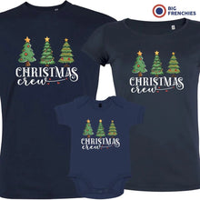 Christmas Crew with Trees Matching Family Organic Tees (Set of 3) - Create Marketplace