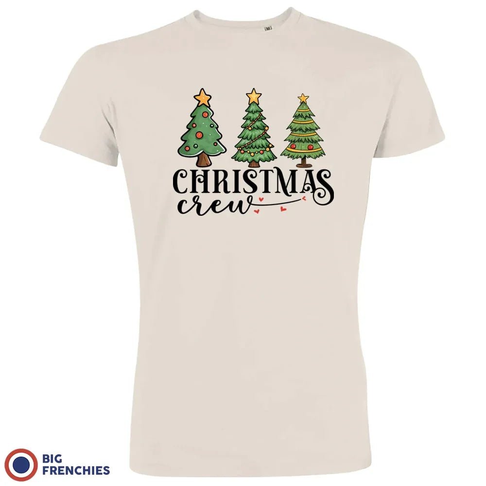 Christmas Crew with Trees Men's Organic Cotton Tee - Create Marketplace
