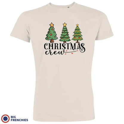 Christmas Crew with Trees Men's Organic Cotton Tee - Create Marketplace