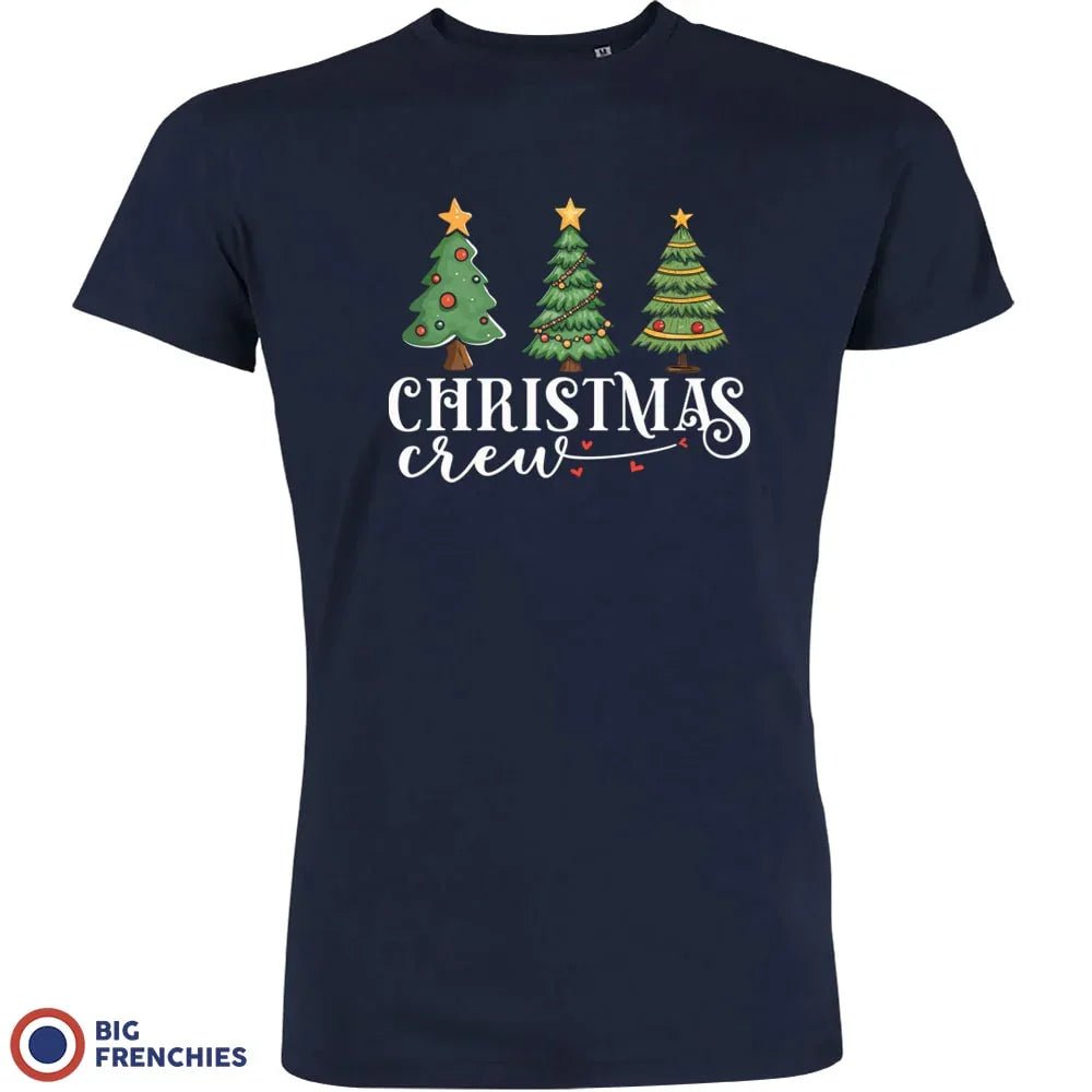 Christmas Crew with Trees Men's Organic Cotton Tee - Create Marketplace