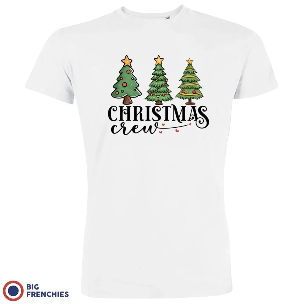 Christmas Crew with Trees Men's Organic Cotton Tee - Create Marketplace