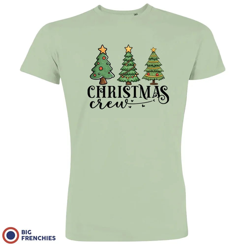 Christmas Crew with Trees Men's Organic Cotton Tee - Create Marketplace