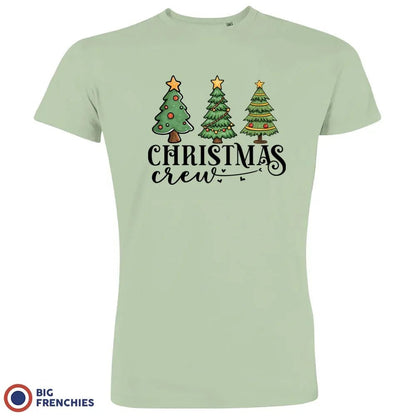 Christmas Crew with Trees Men's Organic Cotton Tee - Create Marketplace