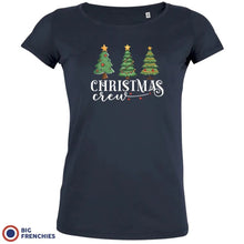 Christmas Crew with Trees Women's Organic Tee - Create Marketplace