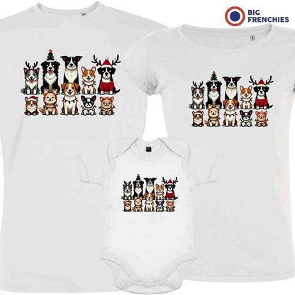Christmas Dogs Matching Family Organic Tees (Set of 3) - Create Marketplace