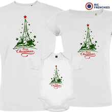 Christmas Eiffel Tower Matching Family Organic Tees (Set of 3) - Create Marketplace
