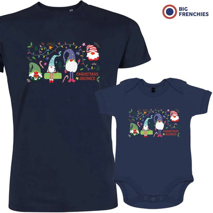 Christmas Gnomes Dad and Child Organic Cotton family Set (Set of 2) - Create Marketplace