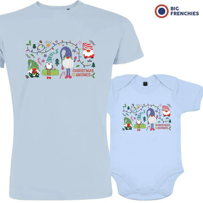 Christmas Gnomes Dad and Child Organic Cotton family Set (Set of 2) - Create Marketplace