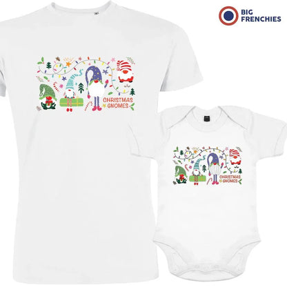 Christmas Gnomes Dad and Child Organic Cotton family Set (Set of 2) - Create Marketplace