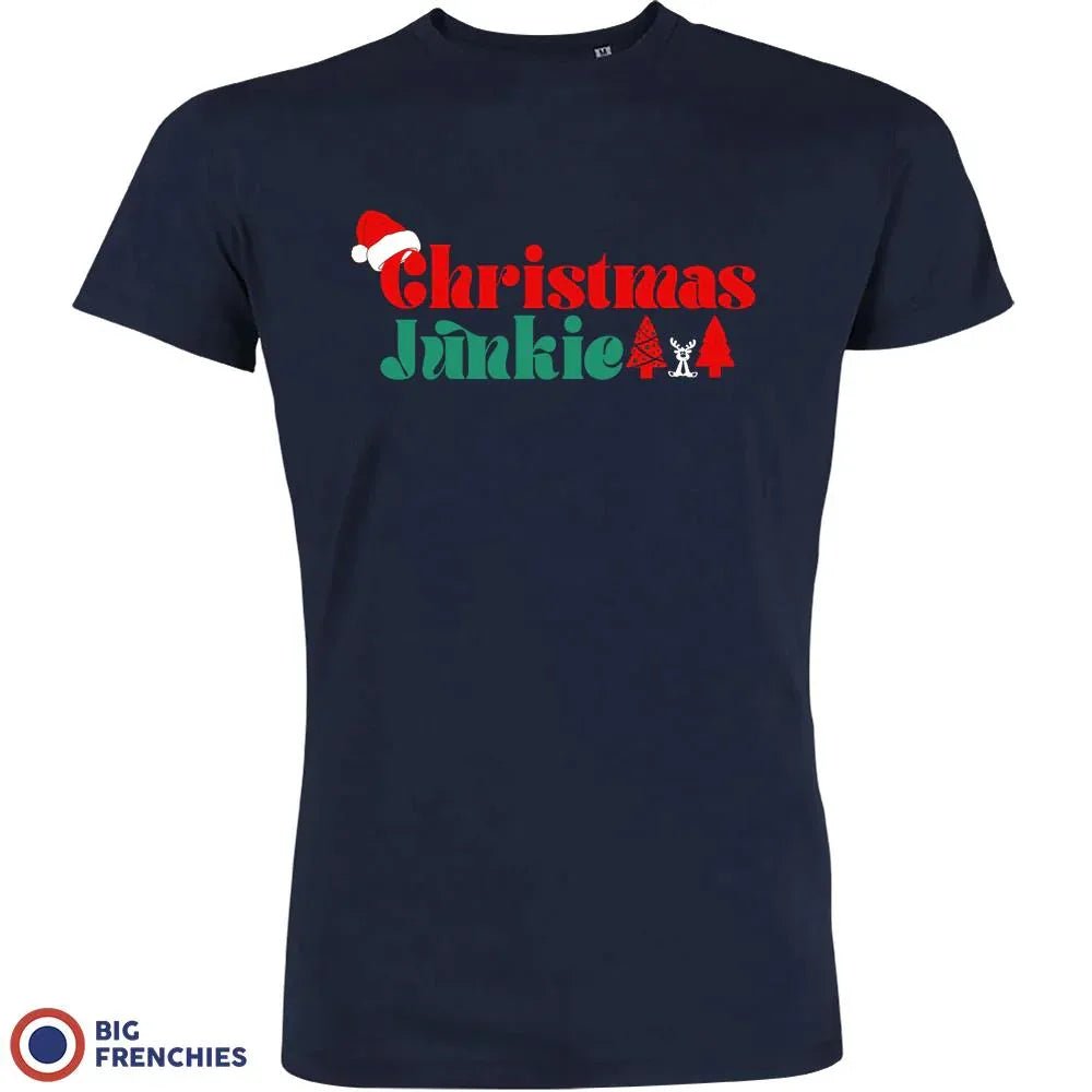 Christmas Junkie Men's Organic Cotton Tee - Create Marketplace