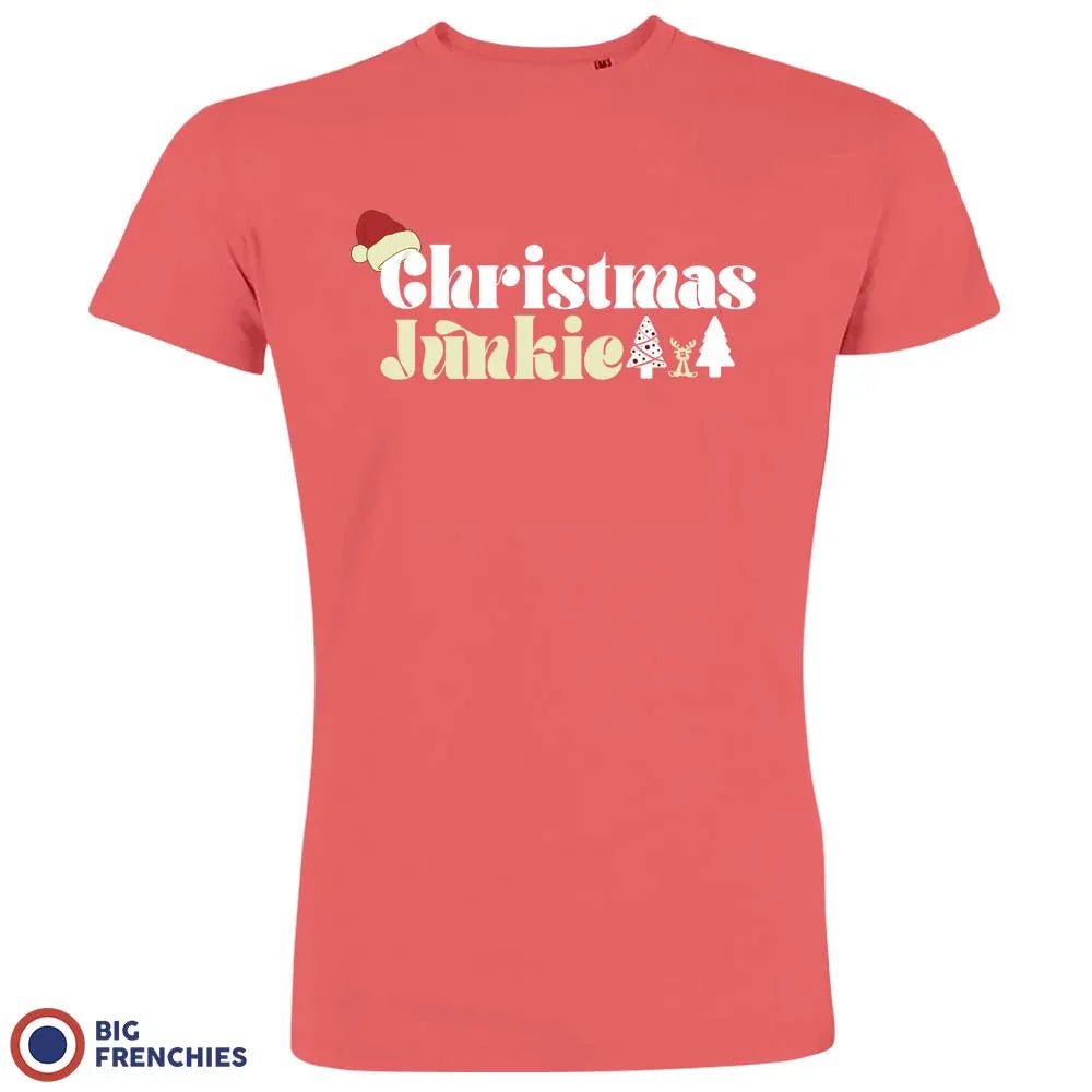 Christmas Junkie Men's Organic Cotton Tee - Create Marketplace