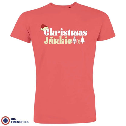 Christmas Junkie Men's Organic Cotton Tee - Create Marketplace