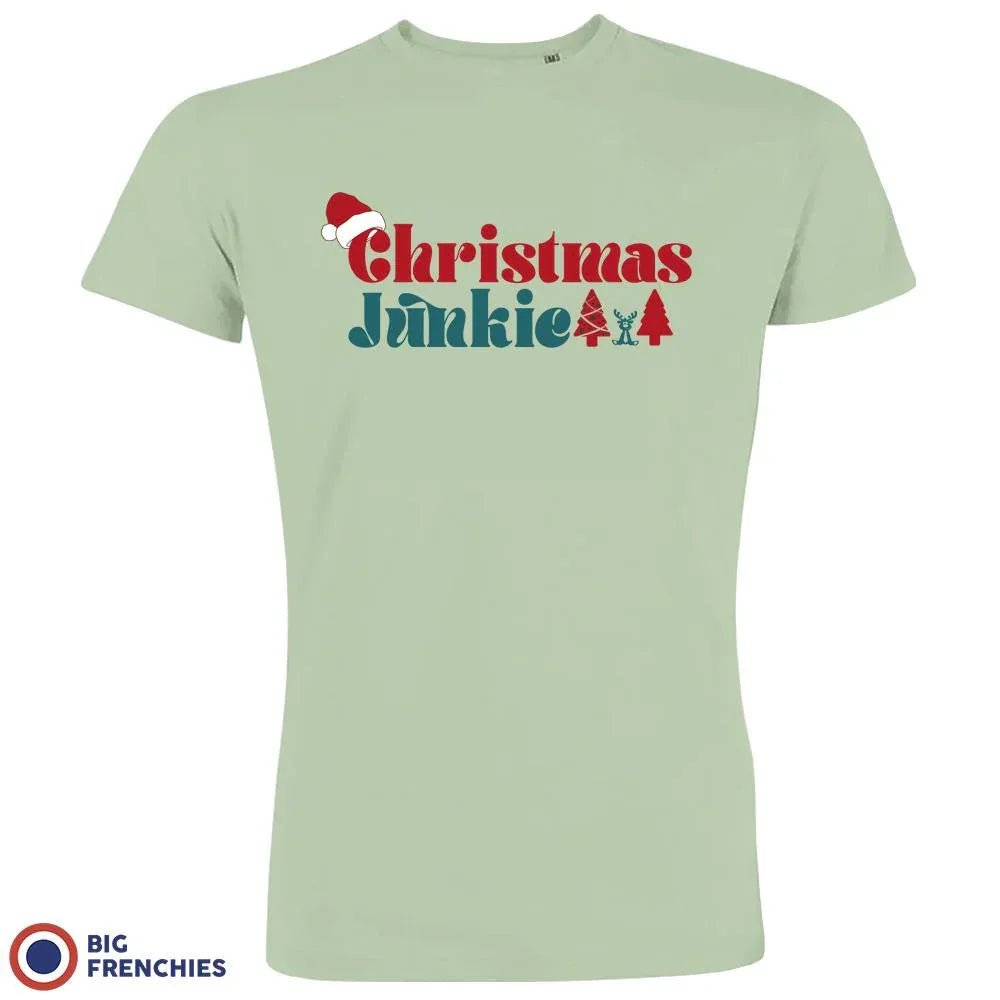 Christmas Junkie Men's Organic Cotton Tee - Create Marketplace
