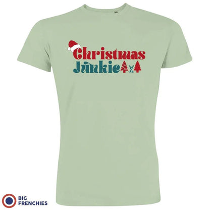 Christmas Junkie Men's Organic Cotton Tee - Create Marketplace