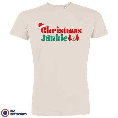 Christmas Junkie Men's Organic Cotton Tee - Create Marketplace