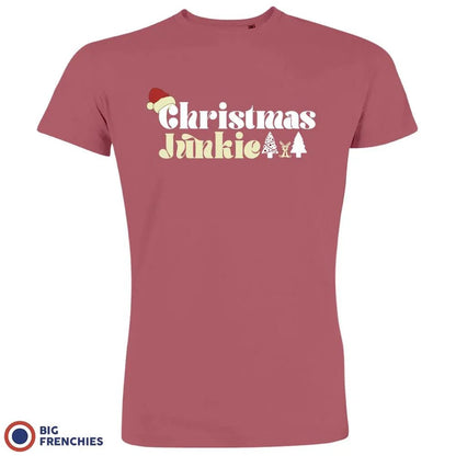 Christmas Junkie Men's Organic Cotton Tee - Create Marketplace