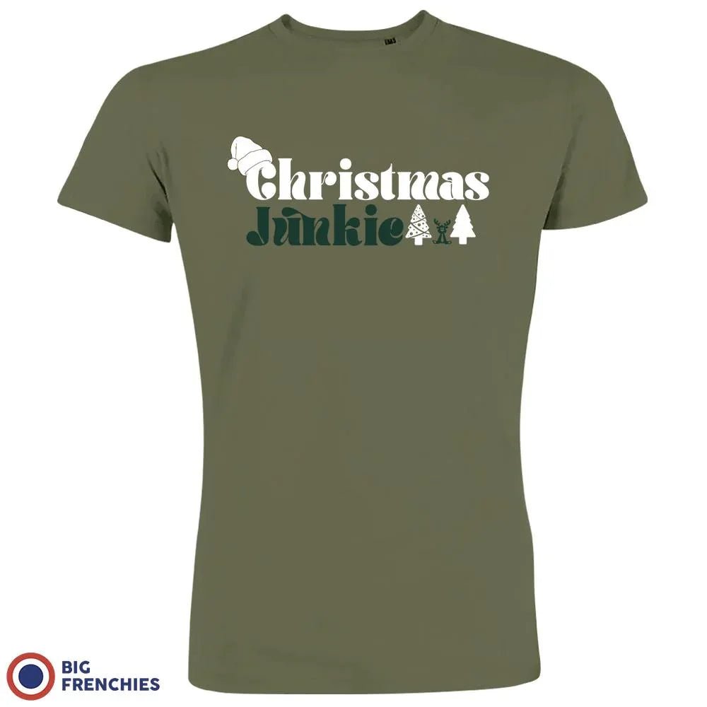 Christmas Junkie Men's Organic Cotton Tee - Create Marketplace