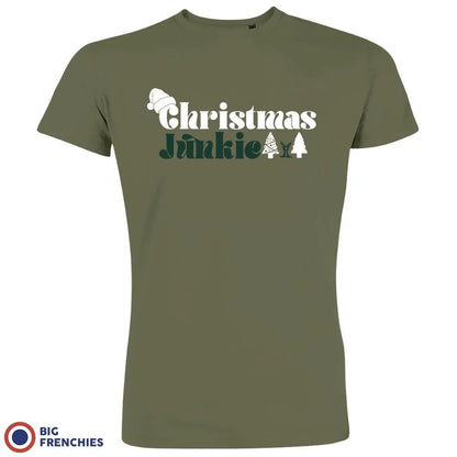 Christmas Junkie Men's Organic Cotton Tee - Create Marketplace