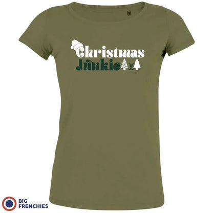 Christmas Junkie Women's Organic Cotton Tee - Create Marketplace