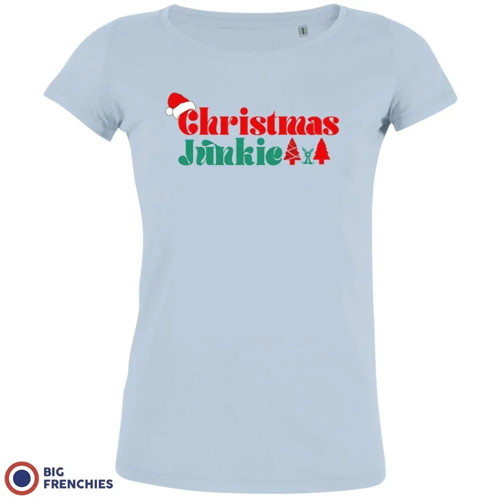 Christmas Junkie Women's Organic Cotton Tee - Create Marketplace