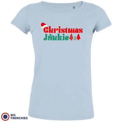Christmas Junkie Women's Organic Cotton Tee - Create Marketplace